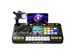 Juguetes musicales para niños de Digitallab: instrumentos de DJ para niños, instrumentos musicales de iluminación para niños (negros)