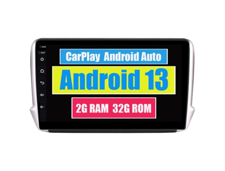 Autoradio Multimedia ROVERONE para Peugeot 2008 208 1 2012 - 2020 CarPlay Android Coche Radio Bluetooth Navegación