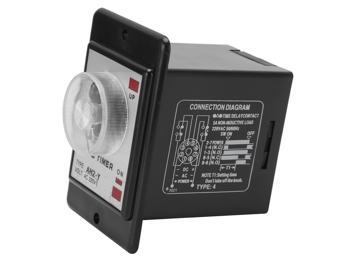 2026dz-relé De Tiempo Ah2‑y 30s 8 Pines Mini Controlador De Tiempo Punta Para Equipos De Automatización 220vac