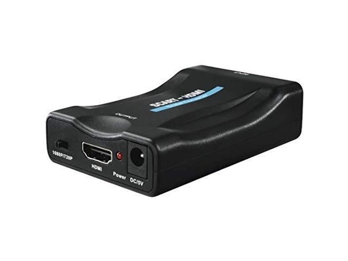 Convertidor Av/scart A Hdmi Hama Full Hd 1080p, Compatible Con Ntsc, Incluye Accesorio Usb*.