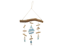 Signes Grimalt - Colgante marinero Azul de Madera | Colgante Aplique Pared Adornos Náuticos 50x11x37cm BY SIGRIS