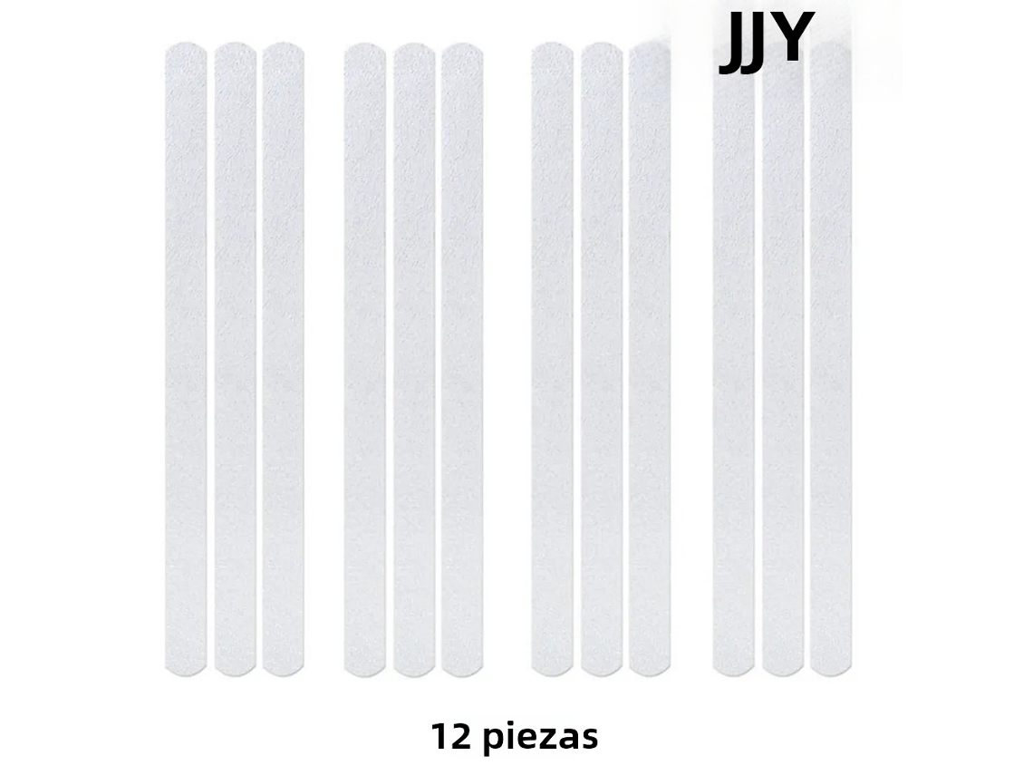 (12 Piezas) Alfombrillas Antideslizantes, Material Pvc, Seguras Y Antideslizantes.