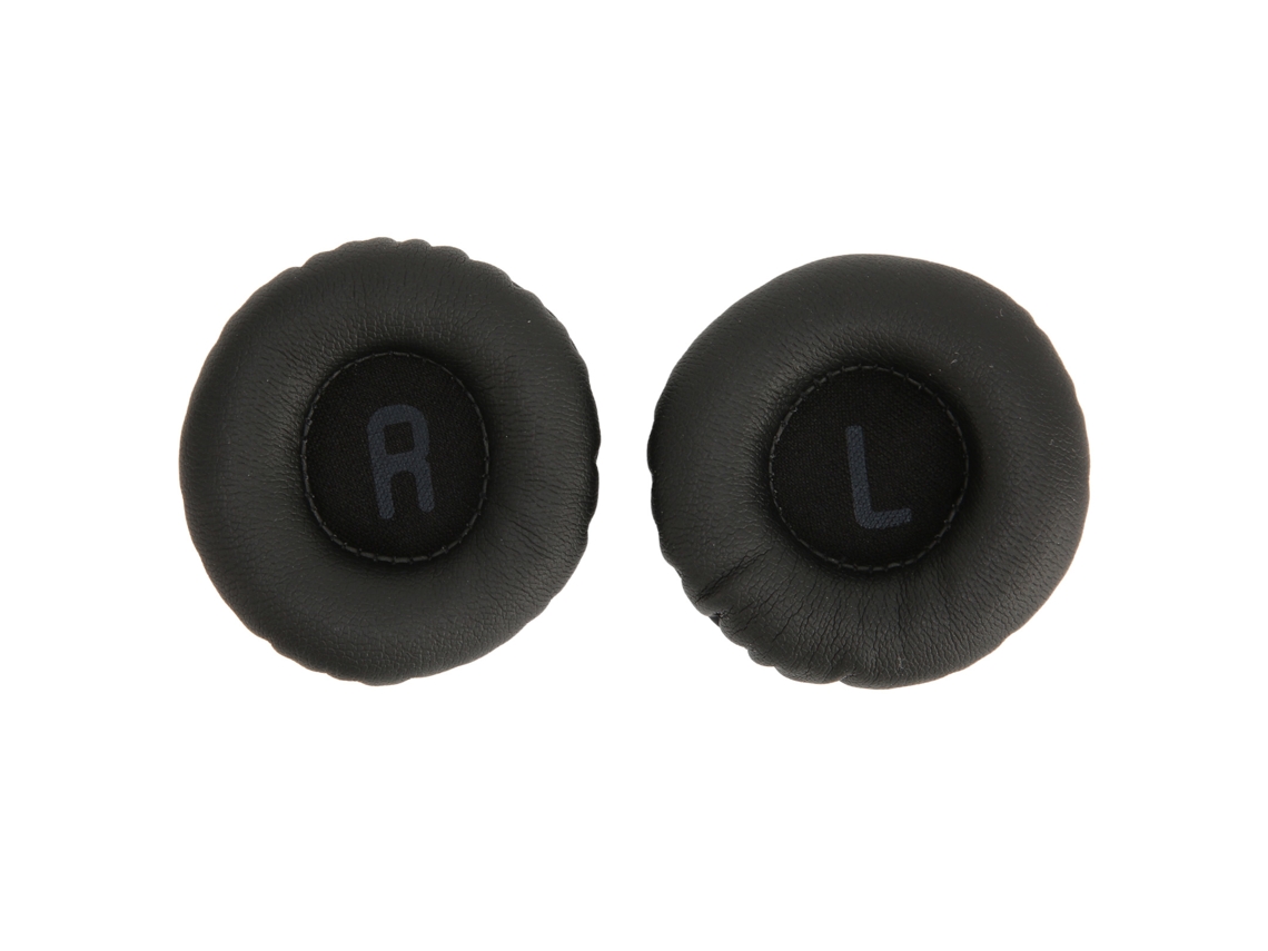 Almohadillas De Repuesto Universales Para Auriculares De 50 Mm, Color Negro, Piel Sintética, Con Refuerzo De Graves.