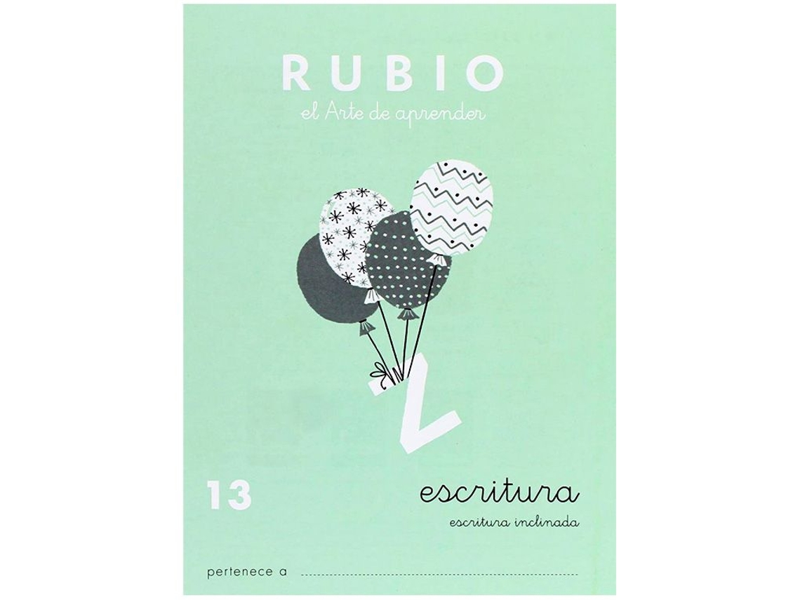 RUBIO Colección de Cuadernos de Caligrafía - Nº 13