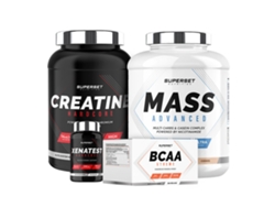 Programa avanzado de aumento de peso Expert Mass: Galletas de 2,5 kg, Creatina, Hardcore BCAA, Xtreme, Xenatest, Hardcore Superset Nutrition