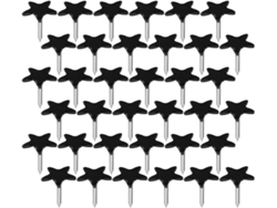 Besportble 200 De Estrella Para Carteles Publicitarios Y Insertar Y Quitar 1,30 X 1,10 X 1,10 Cm - Diseño Ú...