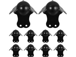 Kit De Instalación Triangular De Metal Negro Con Forma Esférica De 10 Ángulos