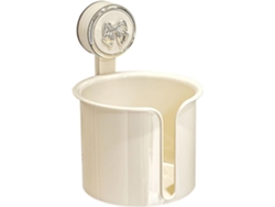 Dispensador de papel higiénico de pared, soporte para papel higiénico, caja organizadora de baño transparente, almacena Slowmoose.