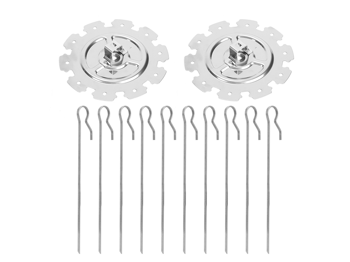 Brochetas De Acero Inoxidable Para Barbacoa Con Jaula Para Horno Eléctrico Y Barbacoa.