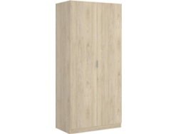 Armario 2 Puertas DKIT Essen (Natural - 184x81x52 cm)