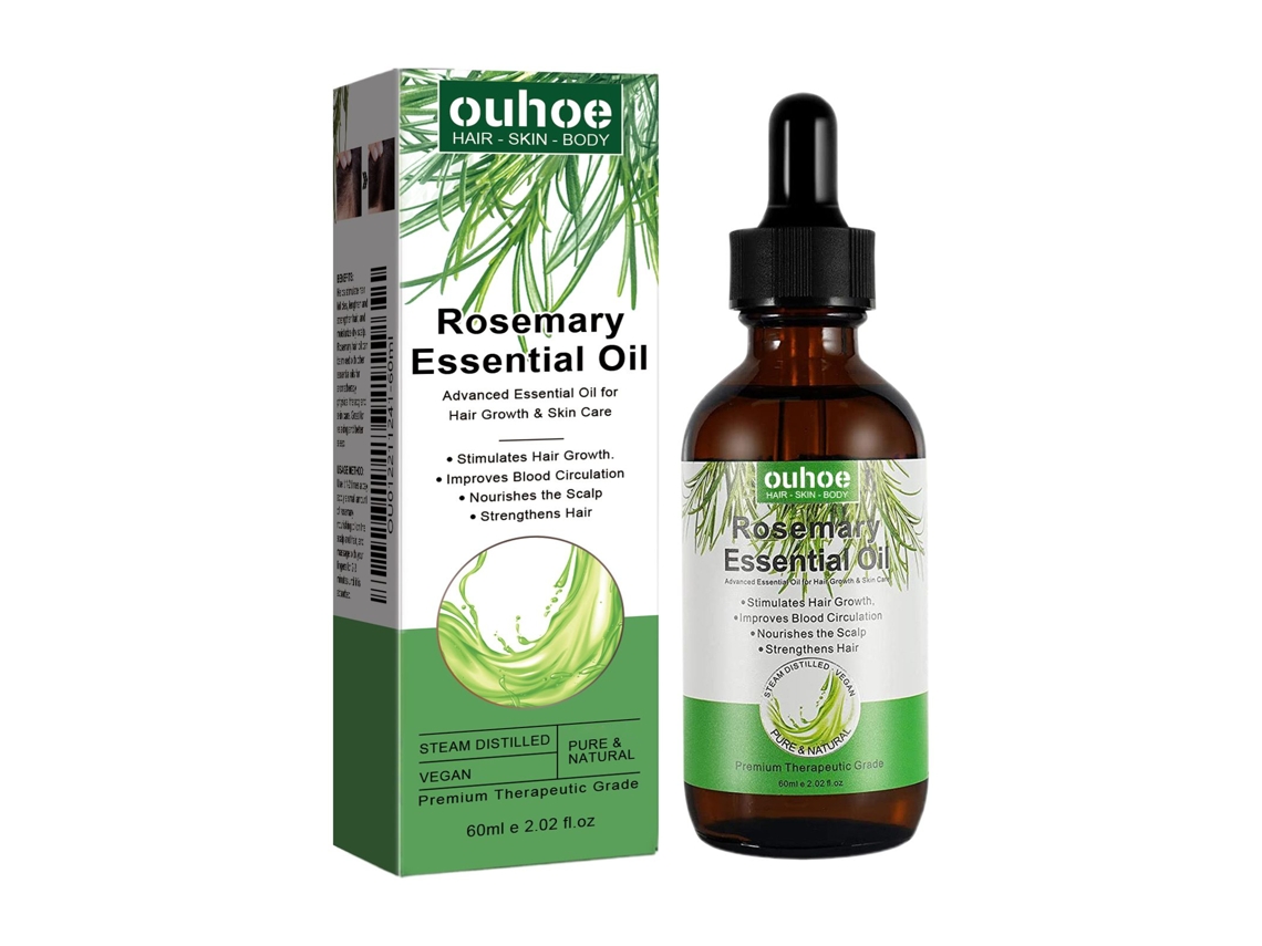Aceite esencial de romero: fortalece y revitaliza las raíces.