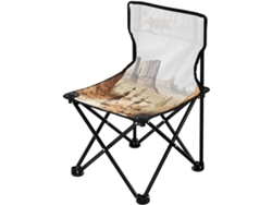 Silla plegable Alipis de tela con patas ligeras y portátiles para acampar.
