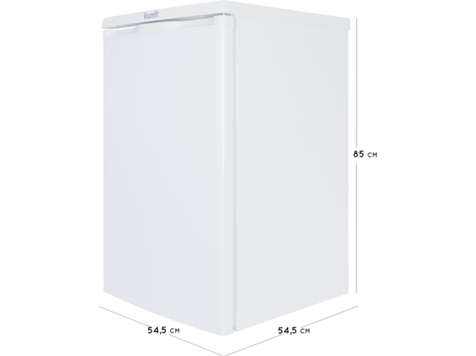 Congelador Vertical KUNFT KUF2532 WH (Estático - 85 cm - 85 L - Blanco) — Antigua A+