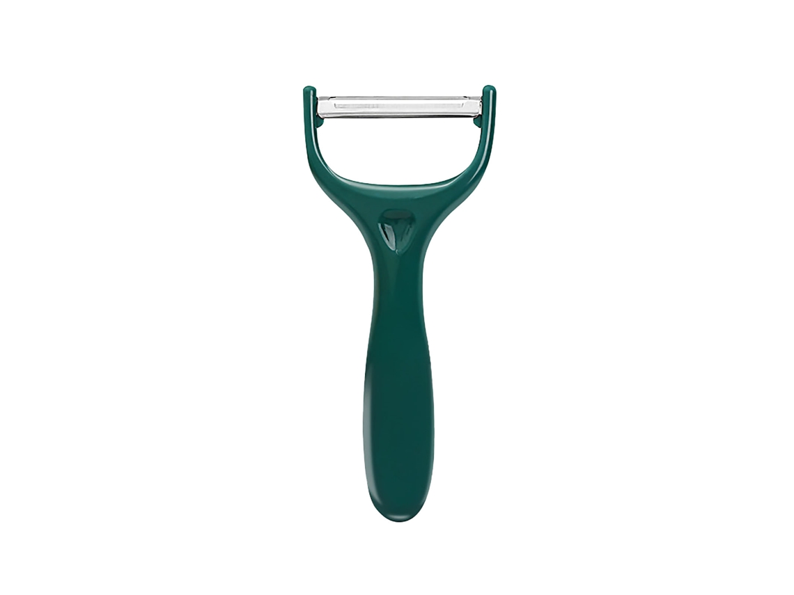 Pelador de verduras de acero inoxidable con mango ergonómico antideslizante: económico para la cocina.