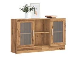 Aparador | Mueble De Comedor | Buffet De Madera De Ingeniería Roble Artisan 120x30,5x70 Cm Wsd575864