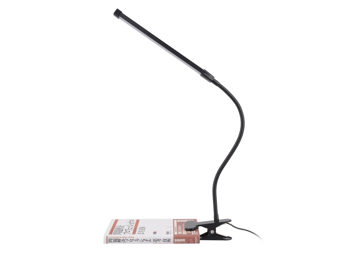 Lámpara de oficina LED plegable 2026 con pinza, brazo largo recargable, alimentación USB para protección ocular en dormitorios/estudios.