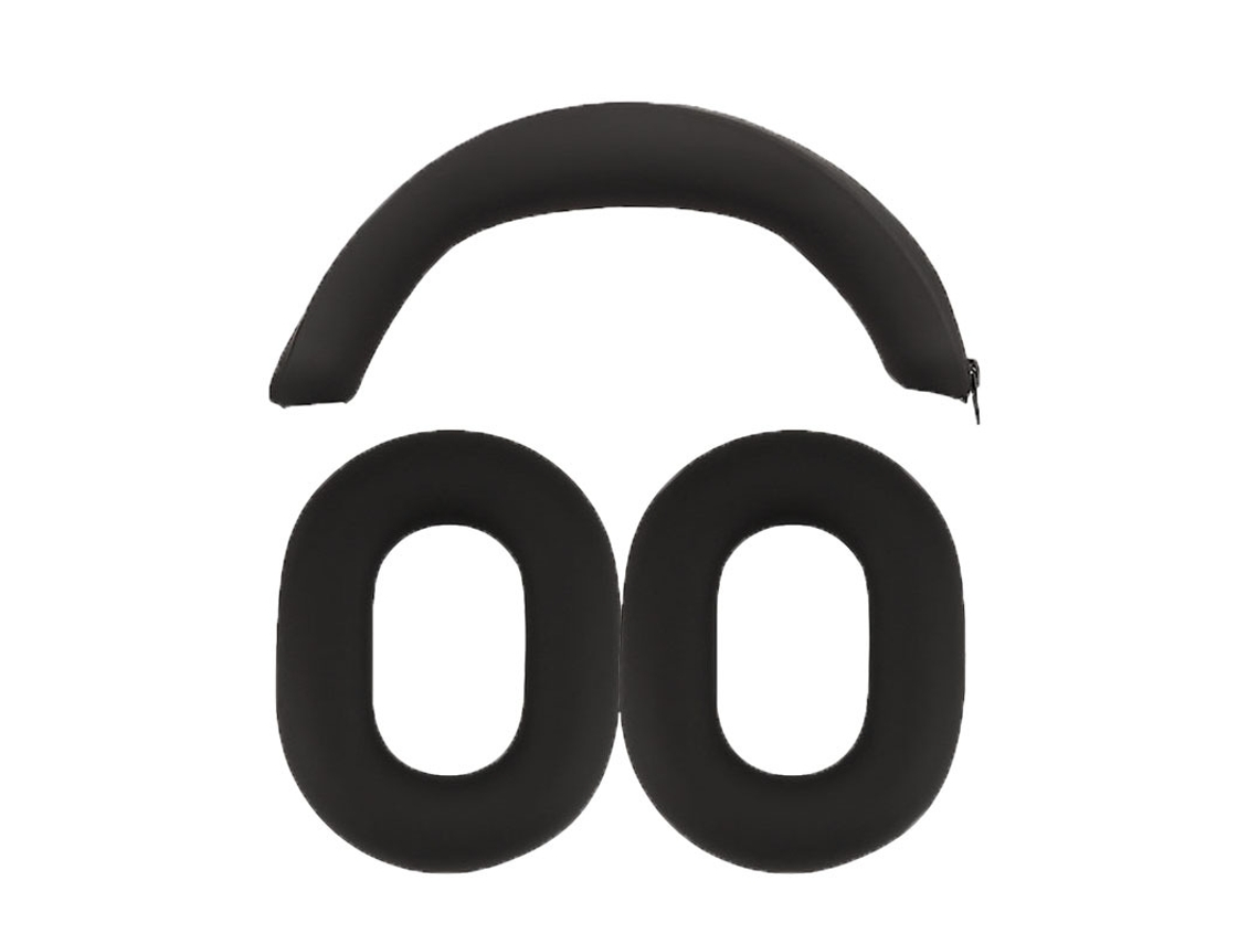 Accesorios para auriculares compatibles con Sony Inzone H7: almohadillas de silicona negras y funda para la diadema. Yunzii