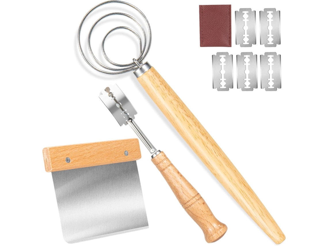 3 Batidor Danés Raspador Hoja Chrui Para Pan