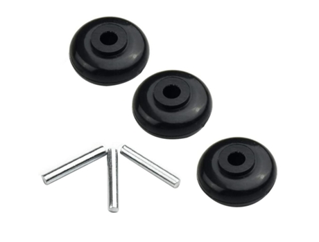 3 eixos e rolos para substituição de cabeçotes de aspirador dyson