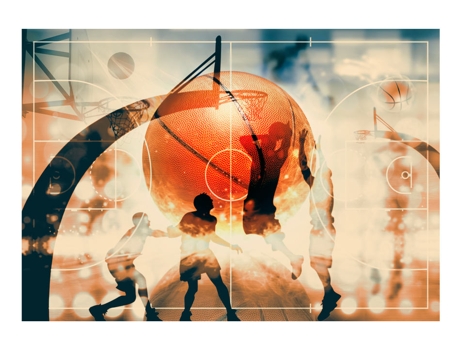 Papel Pintado I love basketball! 343x245