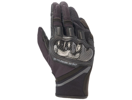 Guantes Unisex ALPINESTARS Chrome Negro para Motociclismo (XL)