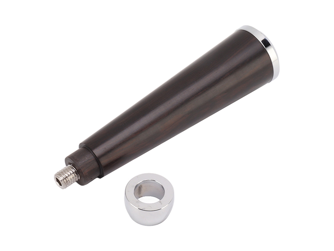 Mango De Portafiltro De Café De Ébano Con Rosca M10, Diseño Ergonómico, Repuesto Ideal.