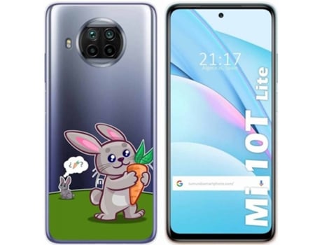 Carcasa Xiaomi Mi 10T Lite TUMUNDOSMARTPHONE Conejo Multicolor