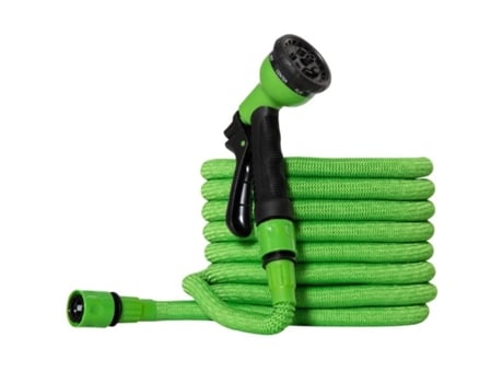 Manguera de Jardín Extensible Pistola de Riego Extensible Bomba Hasta 22Mt TRADE SHOP TRAESIO