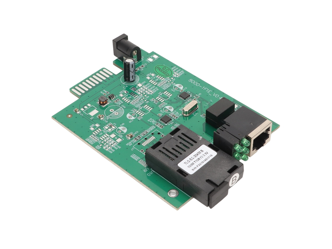 Transceptor Ethernet De Fibra Sc De 100 Mbps, Convertidor De Fibra Monomodo A Ethernet