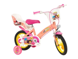 Bicicleta Dc Friends Superheroínas 12´´ Rosa 24 Months-4 Years Rapaztoimsa Bikes