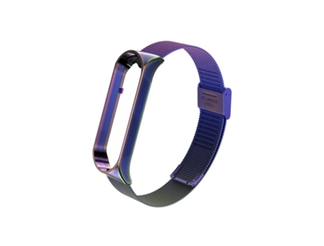 Pulsera DIV Xiaomi Mi Band 5 de Acero Inoxidable Púrpura