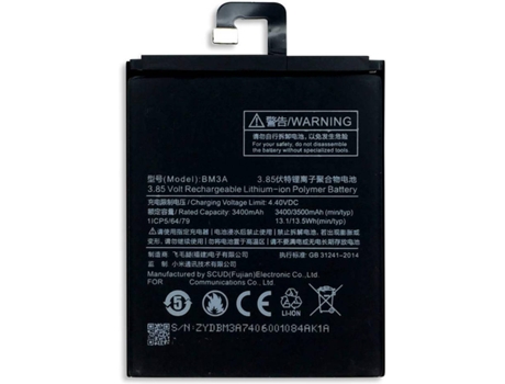 Batería MOVITEK BM3A Xiaomi Mi Note 3
