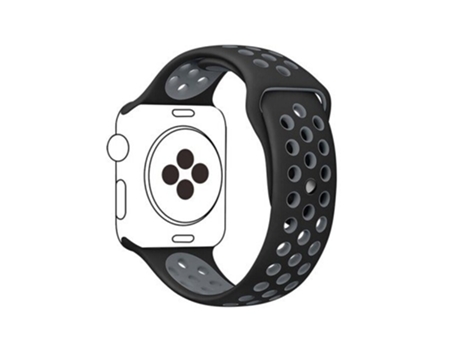 Correa Deportiva para Apple Watch Series 9 Aluminio 45Mm Negro/Gris