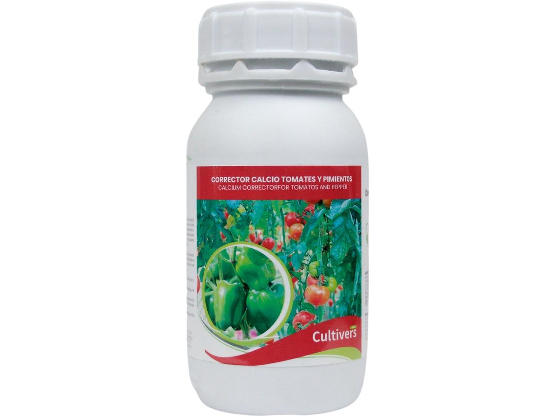 CULTIVERS Corrector Calcio Tomates Líquido 250 ml Fertilizante orgánico natural refuerza la resistencia a las enfermedades