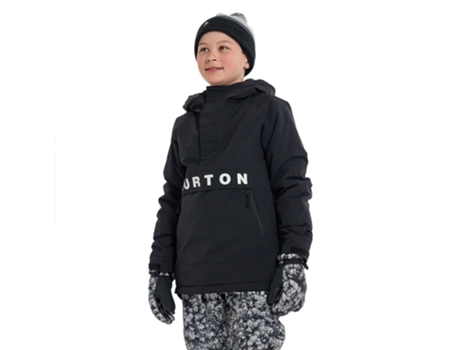 Casacos BURTON Jaqueta Frostner Anorak Preto 8 Years Rapaz