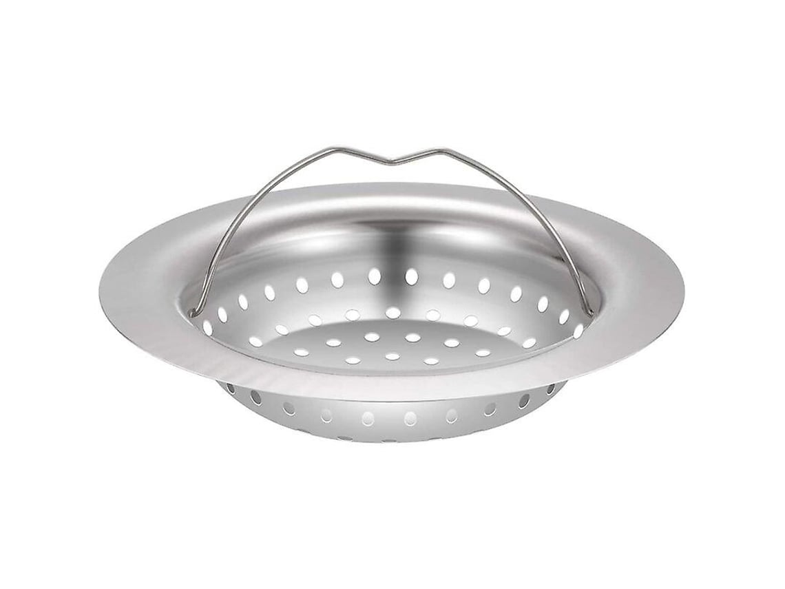 Colador De Inoxidable Para Fregadero, Diámetro Interno 7.5cm, Antiobstrucción, Compacto Y Compatible Con Mayoría De Fregaderos De Cocina
