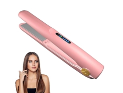 Plancha De Pelo Inalámbrica 2 En 1, 2600 Mah, Mini Plancha De Viaje Con 3 Ajustes De Temperatura, Regalo Perfecto Para Mujeres.