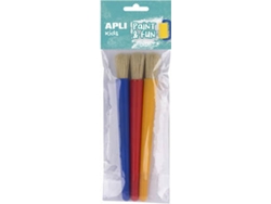 Pincel para Guache y Aguarela APLI Jumbo Ponta Redonda (3 un)