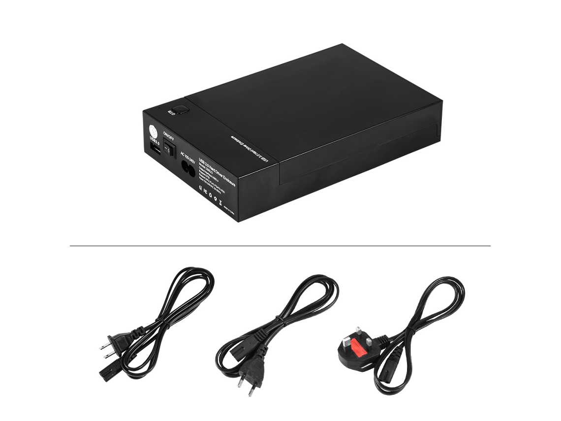 Caja Externa Para Disco Duro Sata De 2.5 Y 3.5 Pulgadas Usb 3.0 Para Hdd Y Ssd