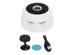 Cámara Espía Mini Wifi 1080p Hd Con Visión Nocturna Control Remoto App Para Seguridad Hogar Blanca
