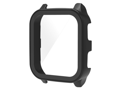 Garmin Venu Sq2 Part + Funda protectora integrada de vidrio templado 9H (Negro)