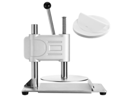 Prensa manual para masa de pizza de acero inoxidable Succebuy, 400 x 245 x 360 mm