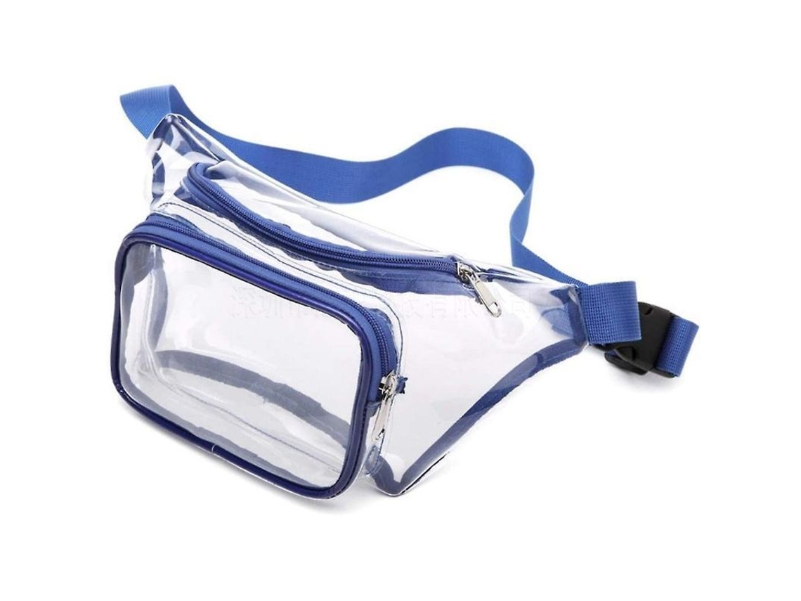 2026-bolsa De Cintura Transparente Impermeable Para Mujer Y Hombre, Viajes, Playa, Eventos, Conciertos Azul