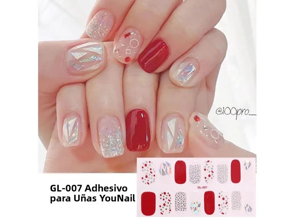 Pegatinas De Uñas Láser 3d, Elegantes Y Versátiles, No Se Requiere Tamaño Específico.