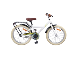 Bicicleta Para Niños Vidaxl Blanco Acero (137 X 54 X 79 Cm)