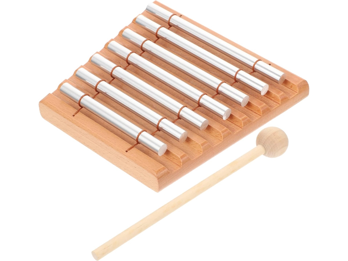 Campana musical para baquetas, campana de percusión educativa con tonos para preescolares.
