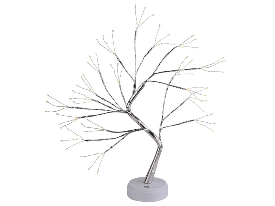 Yncm2026-árbol De Bonsái Led Con 108 Luces Blancas Cálidas Decoración Hogar Con Control Remoto