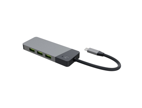 Dockstation GREEN CELL HUBGC01 Plateado