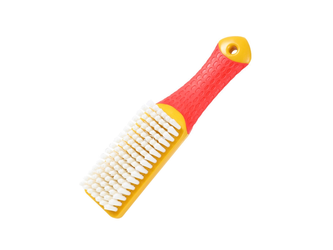 Cepillo ancho multifuncional para limpiar zapatos con cerdas suaves, ideal para zapatos de lona y uso doméstico.