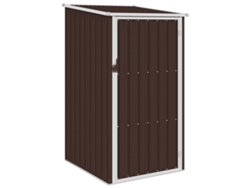 Cobertizo VIDAXL Marrón Acero (87x98x159 cm)